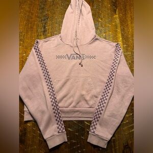 Vans Aura Crop Hoodie Women's SZ Large Blush Pink